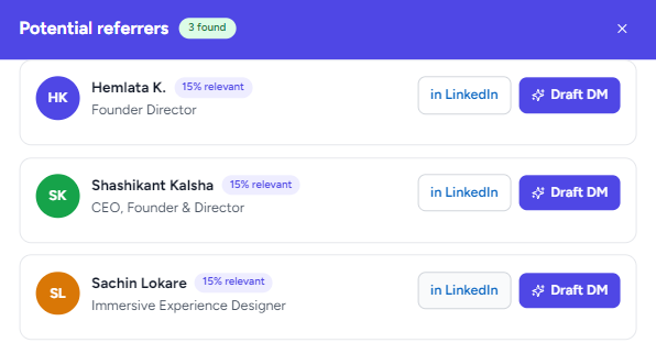 Send Referral Request