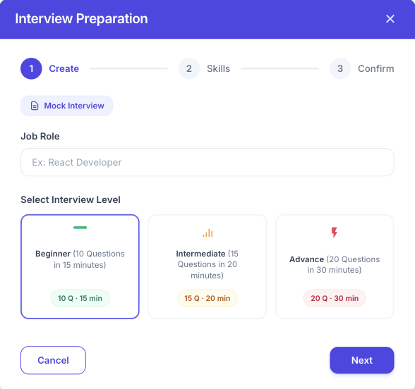 Setup Interview
