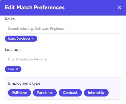 Auto Apply Preferences